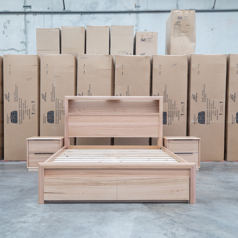 The Dalton Messmate Queen Storage Bed With Lights