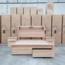 Dalton Messmate Queen Storage Bed With Lights - Warehouse Furniture Clearance