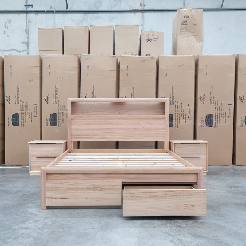 The Dalton Messmate Queen Storage Bed With Lights
