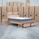 Dalton Messmate King Storage Bed With Lights - Warehouse Furniture Clearance