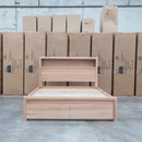 Dalton Messmate King Storage Bed With Lights - Warehouse Furniture Clearance