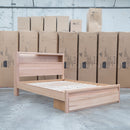 Dalton Messmate King Storage Bed With Lights - Warehouse Furniture Clearance