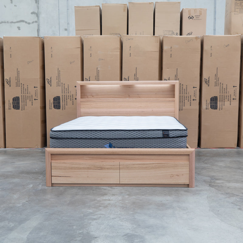 The Dalton Messmate Queen Storage Bed With Lights