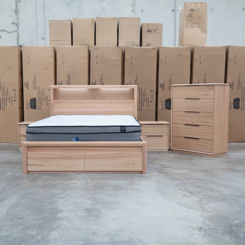 The Dalton Messmate Queen Storage Bed With Lights