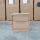 Dalton Messmate Two Drawer Bedside - Warehouse Furniture Clearance