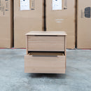 Dalton Messmate Two Drawer Bedside - Warehouse Furniture Clearance