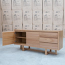 The Dante Messmate Timber Buffet available to purchase from Warehouse Furniture Clearance at our next sale event.