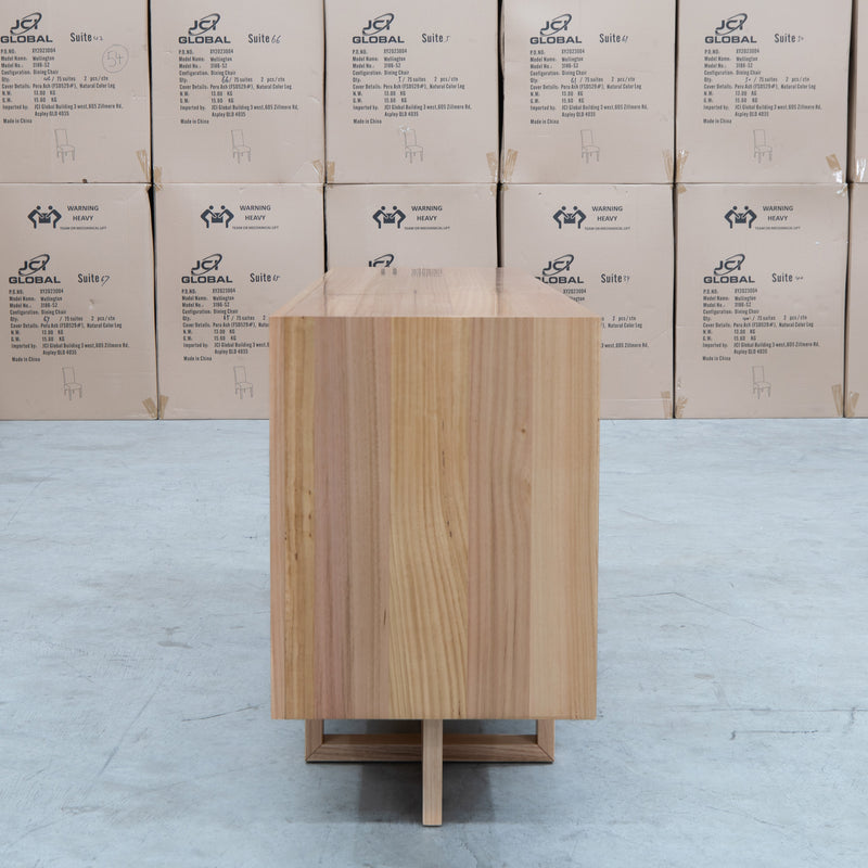 The Dante Messmate Timber Buffet available to purchase from Warehouse Furniture Clearance at our next sale event.