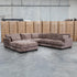 Veloura Feather & Foam Corner Suite with Ottoman - Fiona Chocolate