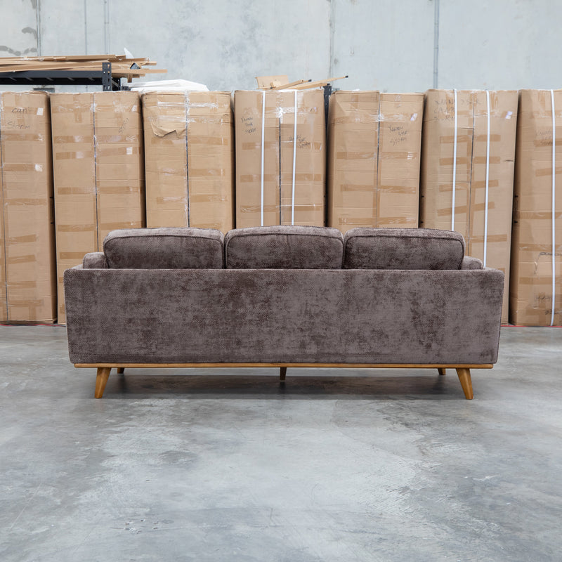The Delilah Three Seat Sofa - Chocolate