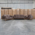 The Delilah Three Seat Sofa - Chocolate