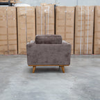 The Delilah Armchair - Chocolate available to purchase from Warehouse Furniture Clearance at our next sale event.