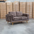 The Delilah Two Seat Sofa - Chocolate