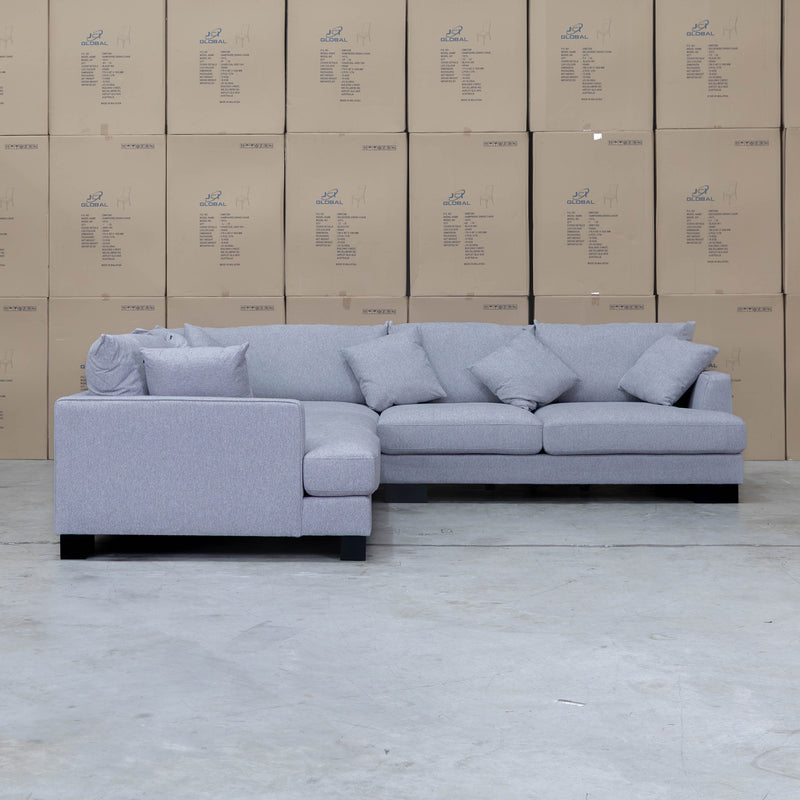 Delta Deep Seated Corner Lounge - Silver