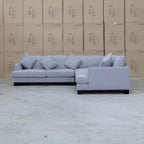 The Delta Deep Seated Corner Lounge - Silver available to purchase from Warehouse Furniture Clearance at our next sale event.