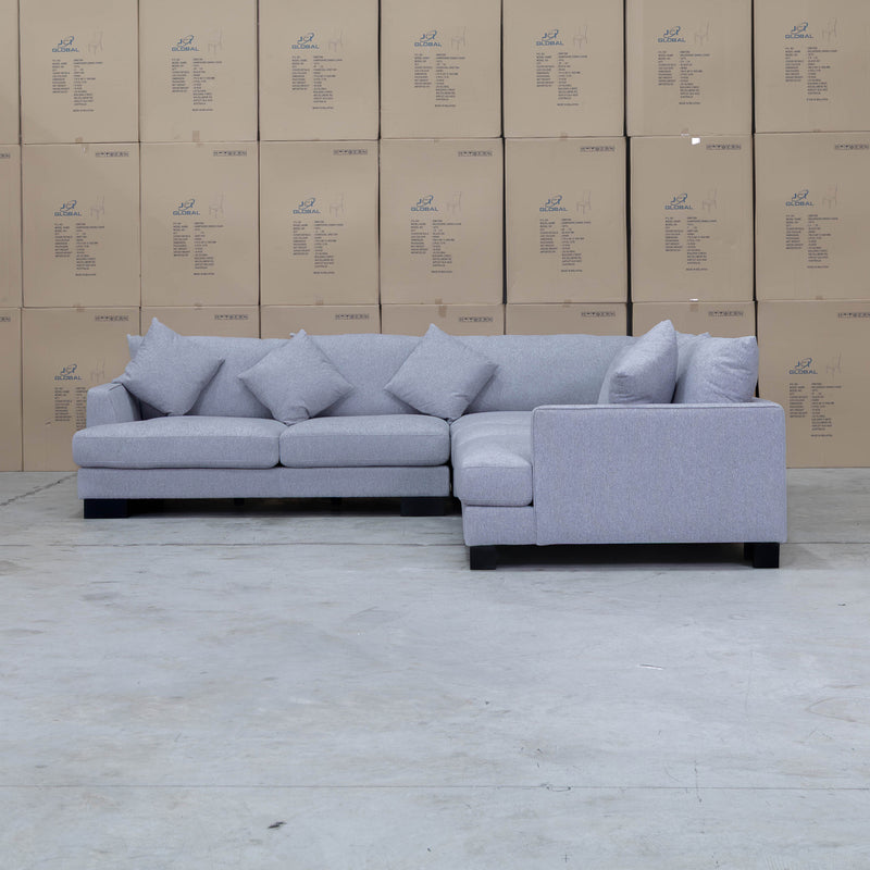 Delta Deep Seated Corner Lounge - Silver