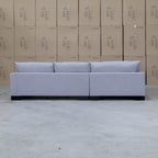 The Delta Deep Seated Corner Lounge - Silver available to purchase from Warehouse Furniture Clearance at our next sale event.