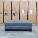 The Delta Oversized Ottoman - Graphite available to purchase from Warehouse Furniture Clearance at our next sale event.