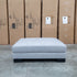 The Delta Oversized Ottoman - Silver