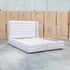 The Denmark Queen Fabric Storage Bed - Beige