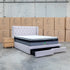 The Denmark Queen Fabric Storage Bed - Beige