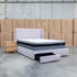 The Denmark Queen Fabric Storage Bed - Beige