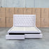 The Denmark Queen Fabric Storage Bed - Beige