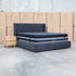 The Denmark King Fabric Storage Bed - Charcoal