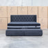 The Denmark King Fabric Storage Bed - Charcoal