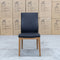 The Hampshire Leather Dining Chair - Black available to purchase from Warehouse Furniture Clearance at our next sale event.