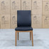 The Hampshire Leather Dining Chair - Black