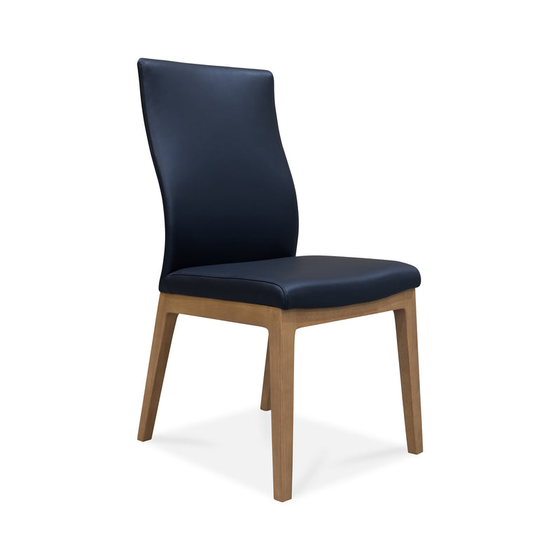 The Hampshire Leather Dining Chair - Black available to purchase from Warehouse Furniture Clearance at our next sale event.