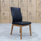 The Hampshire Leather Dining Chair - Black available to purchase from Warehouse Furniture Clearance at our next sale event.