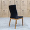 The Hampshire Leather Dining Chair - Black available to purchase from Warehouse Furniture Clearance at our next sale event.
