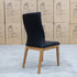 The Hampshire Leather Dining Chair - Black