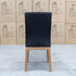 The Hampshire Leather Dining Chair - Black