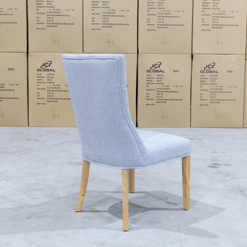 The Semillon Dining Chair - Silver available to purchase from Warehouse Furniture Clearance at our next sale event.