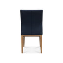 The Seattle Leather Dining Chair - Black available to purchase from Warehouse Furniture Clearance at our next sale event.