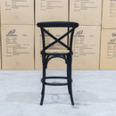 The Cafe Bar Stool - Black available to purchase from Warehouse Furniture Clearance at our next sale event.