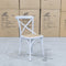 The Cafe Dining Chair - White available to purchase from Warehouse Furniture Clearance at our next sale event.