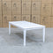 The Hampton 210cm White Dining Table available to purchase from Warehouse Furniture Clearance at our next sale event.