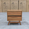 The Polo Marri Harwood Timber Two Drawer Bedside available to purchase from Warehouse Furniture Clearance at our next sale event.
