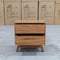 The Polo Marri Harwood Timber Two Drawer Bedside available to purchase from Warehouse Furniture Clearance at our next sale event.