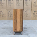 The Polo Marri Hardwood Timber Five Drawer Tallboy available to purchase from Warehouse Furniture Clearance at our next sale event.