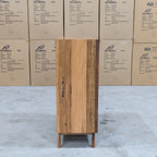 The Polo Marri Hardwood Timber Five Drawer Tallboy available to purchase from Warehouse Furniture Clearance at our next sale event.