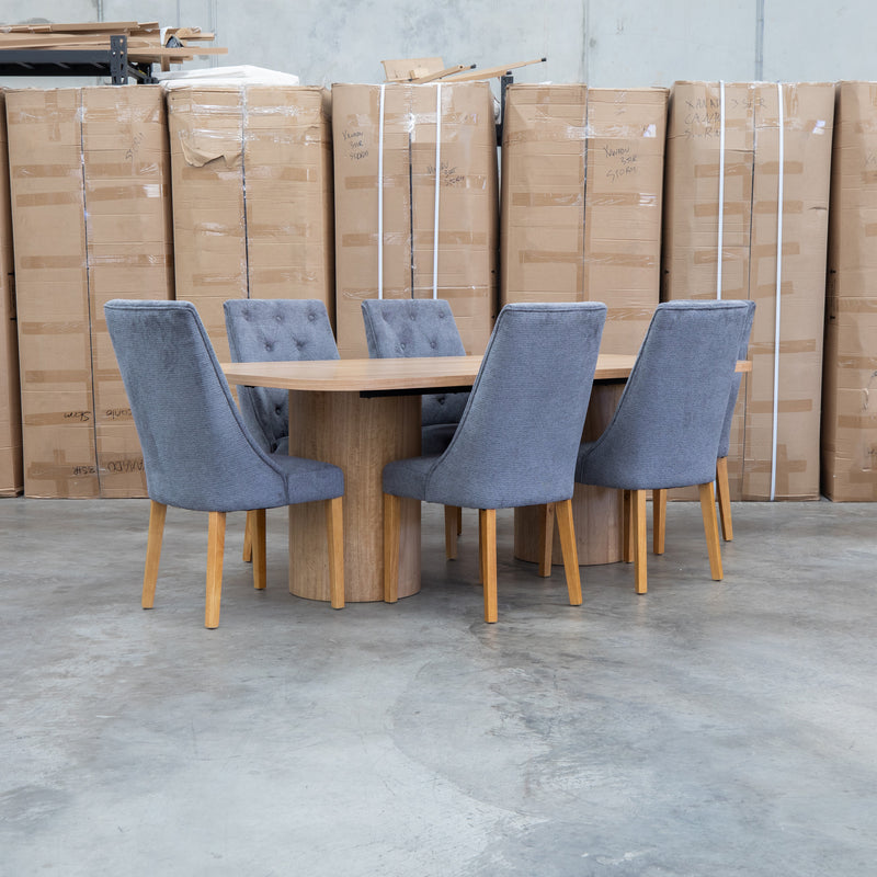 The Island Oak Dining Chair - Natural - Share Charcoal