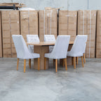 The Island Oak Dining Chair - Natural - Share Oat available to purchase from Warehouse Furniture Clearance at our next sale event.