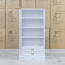 The Hampton Timber Two Drawer Bookcase available to purchase from Warehouse Furniture Clearance at our next sale event.