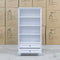 The Hampton Timber Two Drawer Bookcase available to purchase from Warehouse Furniture Clearance at our next sale event.