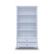 The Hampton Timber Two Drawer Bookcase available to purchase from Warehouse Furniture Clearance at our next sale event.